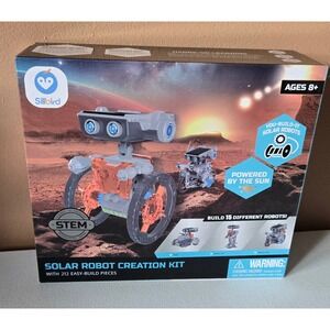 Sillbird Solar Robot Kit‎ 212 pcs STEM 15-in-1 Solar Powered Educational Toy
